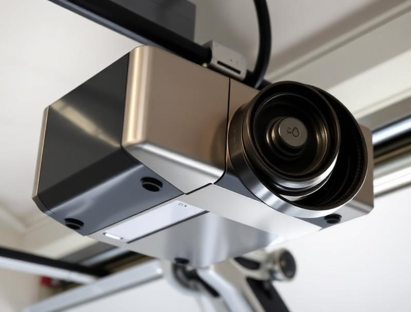 Smart garage door opener with smartphone control and security features