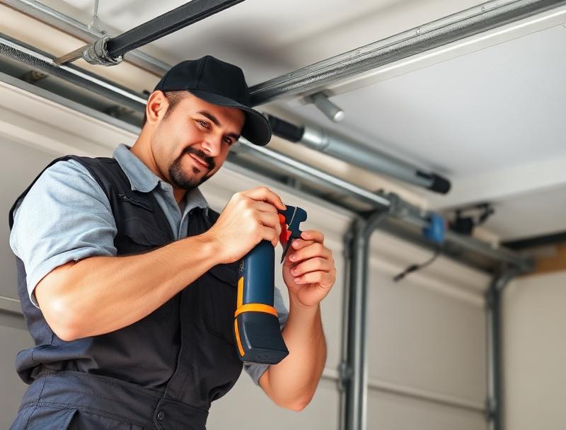 Garage Door Osteen technician providing professional service
